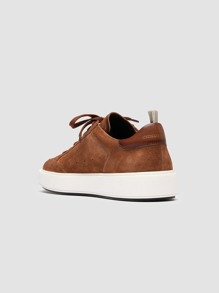 SEQUEL 002 - Brown Suede and Leather Sneakers