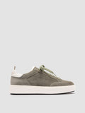 SEQUEL 101 - Green Suede Low-Top Sneakers
