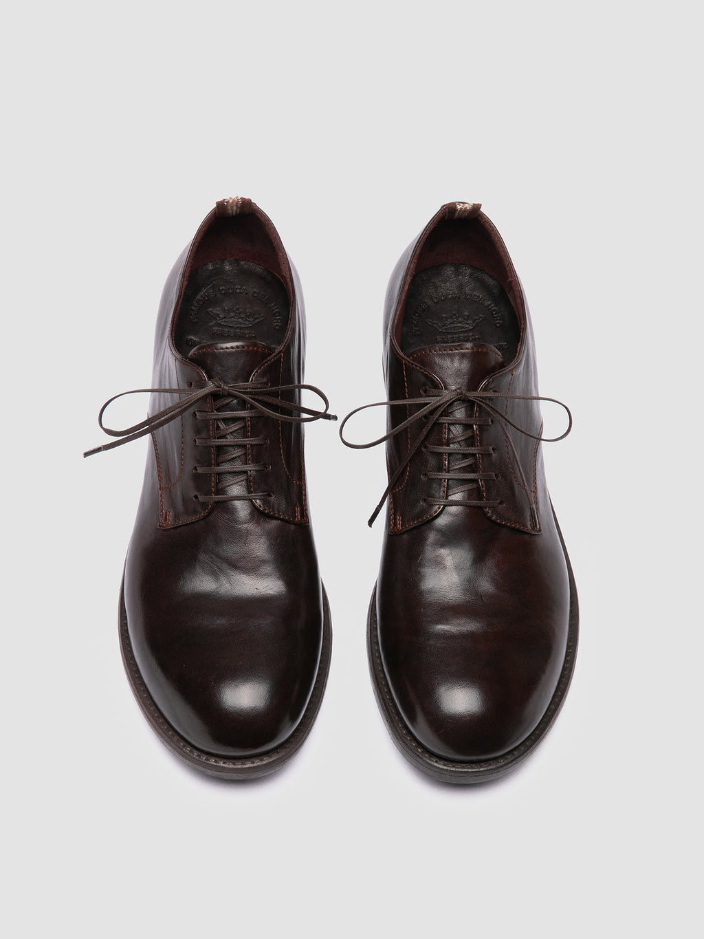 SERGEANT 001 - Brown Leather Derby Shoes Men Officine Creative - 2