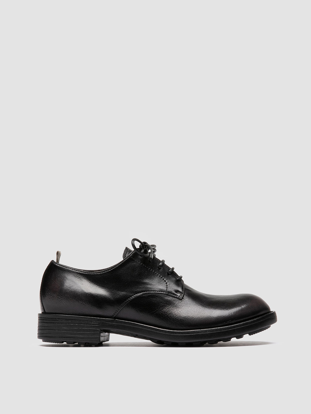 SERGEANT 101 - Black Leather Derby Shoes Women Officine Creative - 1