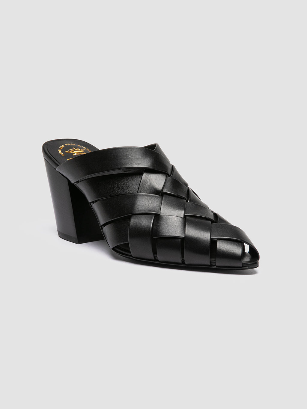 SEVRE 010 - Black Leather Sandals