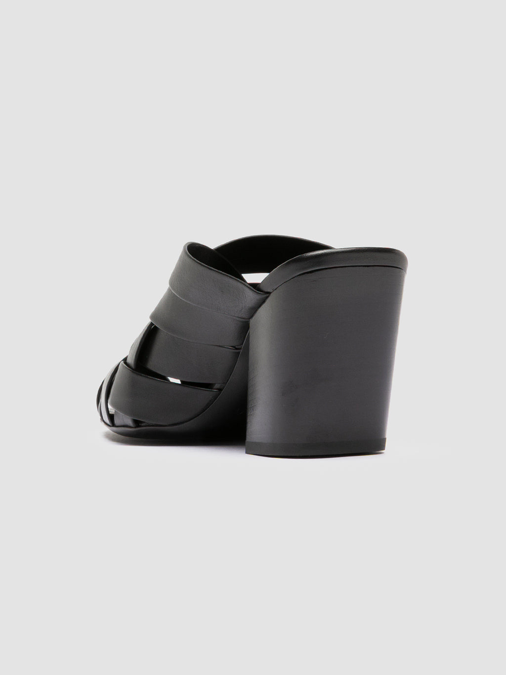 SEVRE 010 - Black Leather Sandals