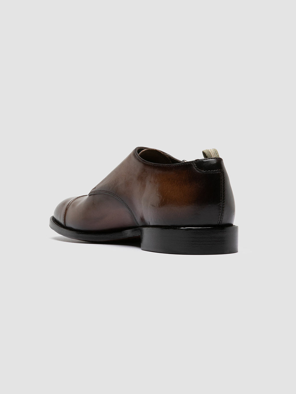 SIGNATURE 004 - Brown Leather Monk Shoes