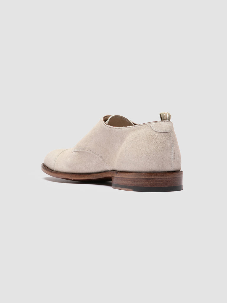 SIGNATURE 004 - Ivory Suede Monk Shoes