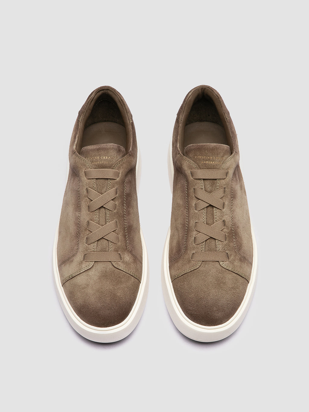 SLOUCH 001 - Taupe Suede Sneakers