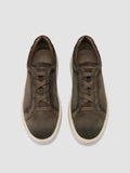 SLOUCH 001 - Grüne Sneakers aus Wildleder - thumb image 2,side view