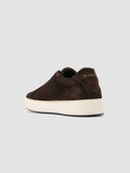 SLOUCH 001 - Sneakers in Pelle Scamosciata Marrone - thumb image 4,side view