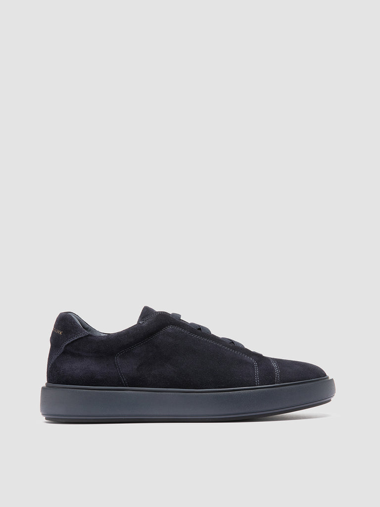 SLOUCH 001 - Navy Suede Sneakers