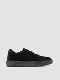 SLOUCH 001 - Black Suede Sneakers - thumb image 1,side view