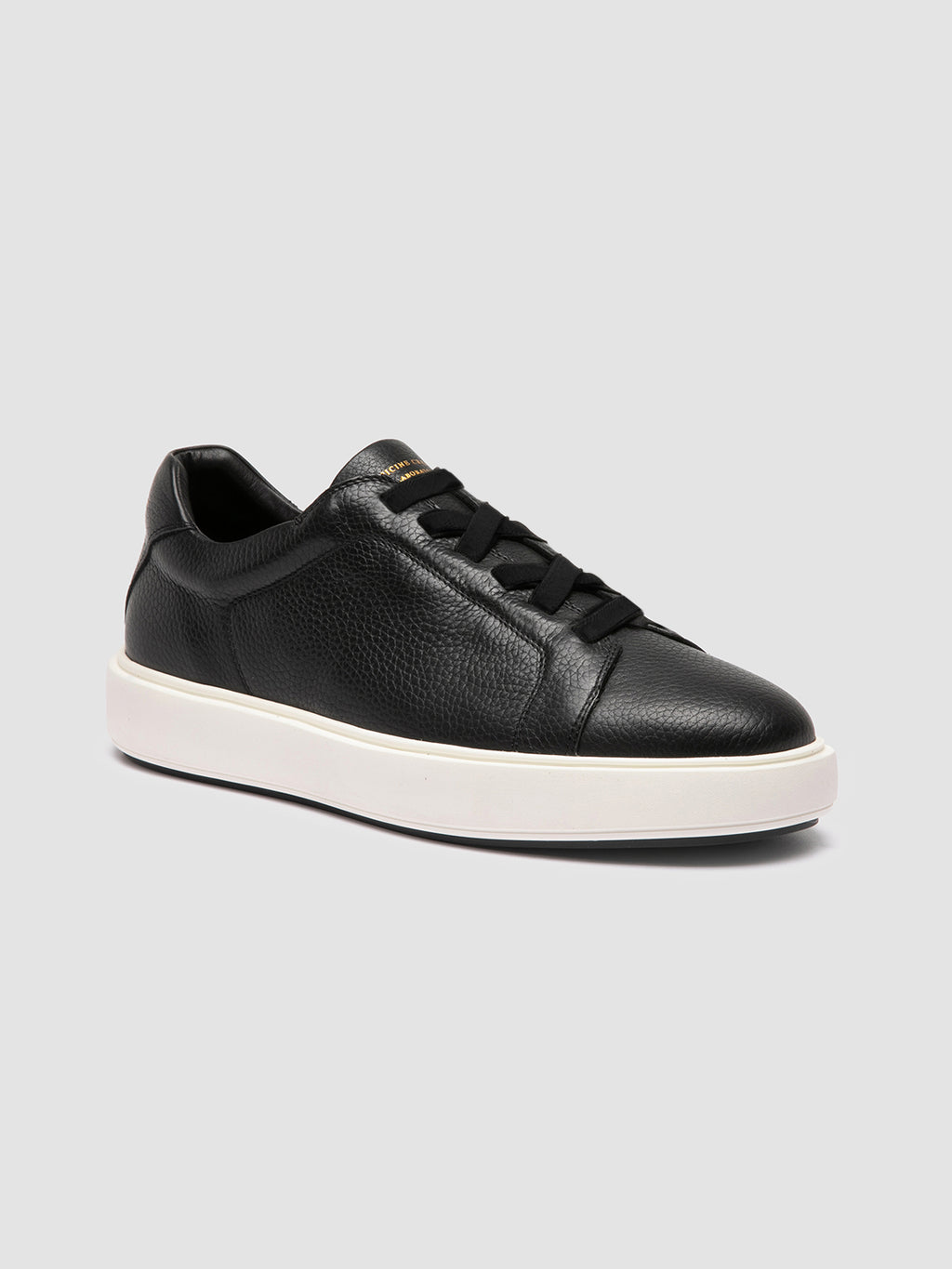 SLOUCH 001 - Black Leather Low Top Sneakers Men Officine Creative - 3