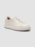 SLOUCH 001 - White Leather Low Top Sneakers Men Officine Creative - 3