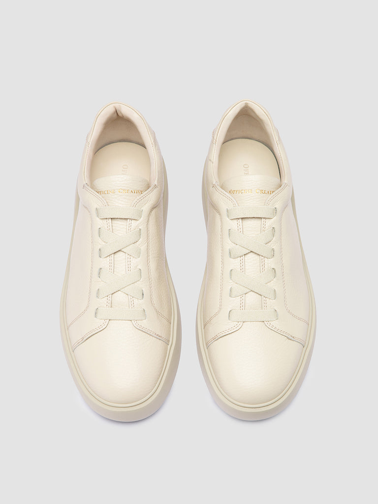 SLOUCH 001 - Off White Leather Sneakers