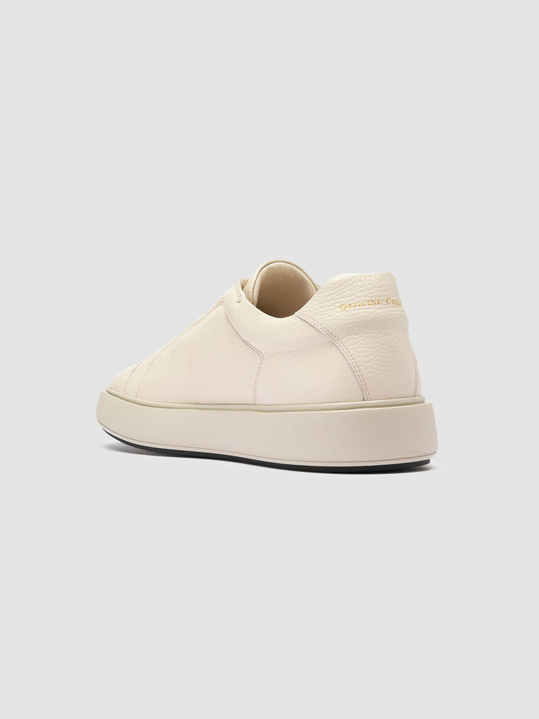 SLOUCH 001 - Off White Leather Sneakers