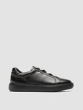 SLOUCH 001 - Black Leather Sneakers