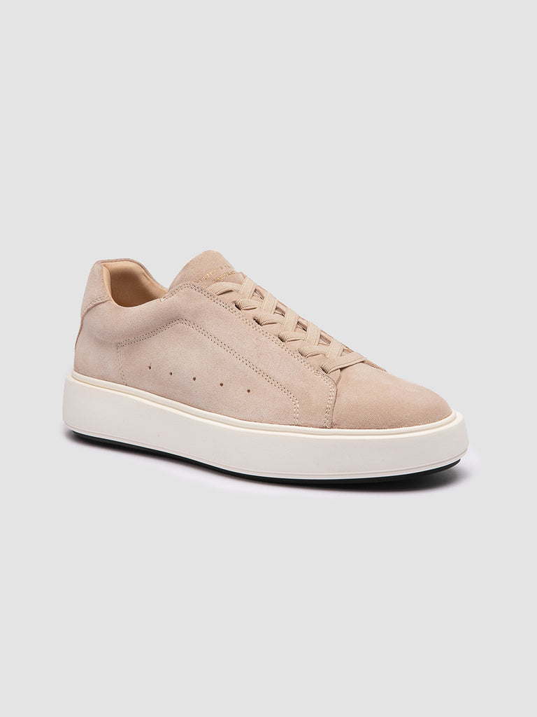 SLOUCH 101 - Ivory Suede Sneakers