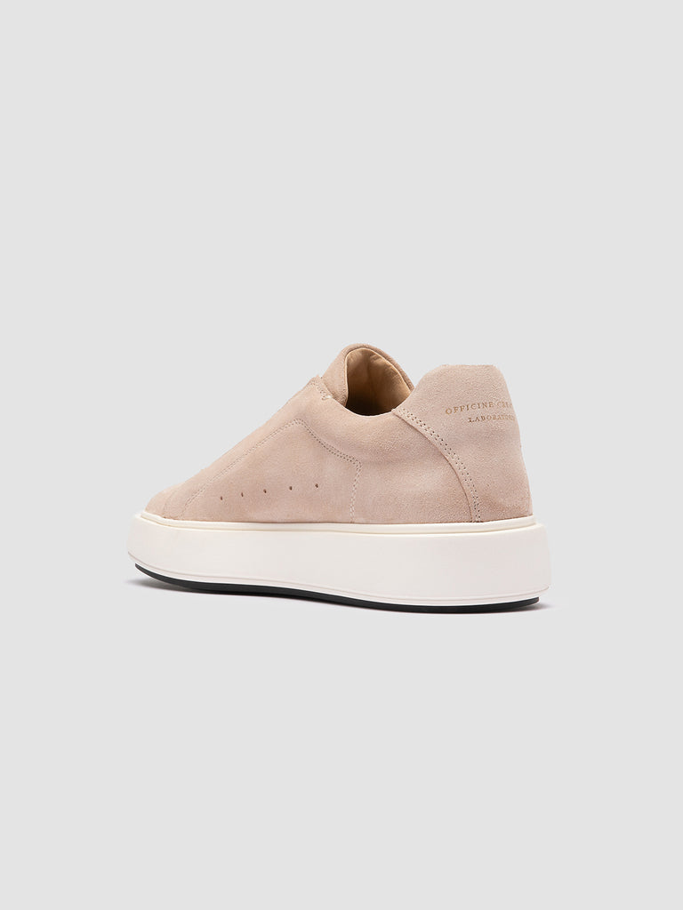 SLOUCH 101 - Ivory Suede Sneakers