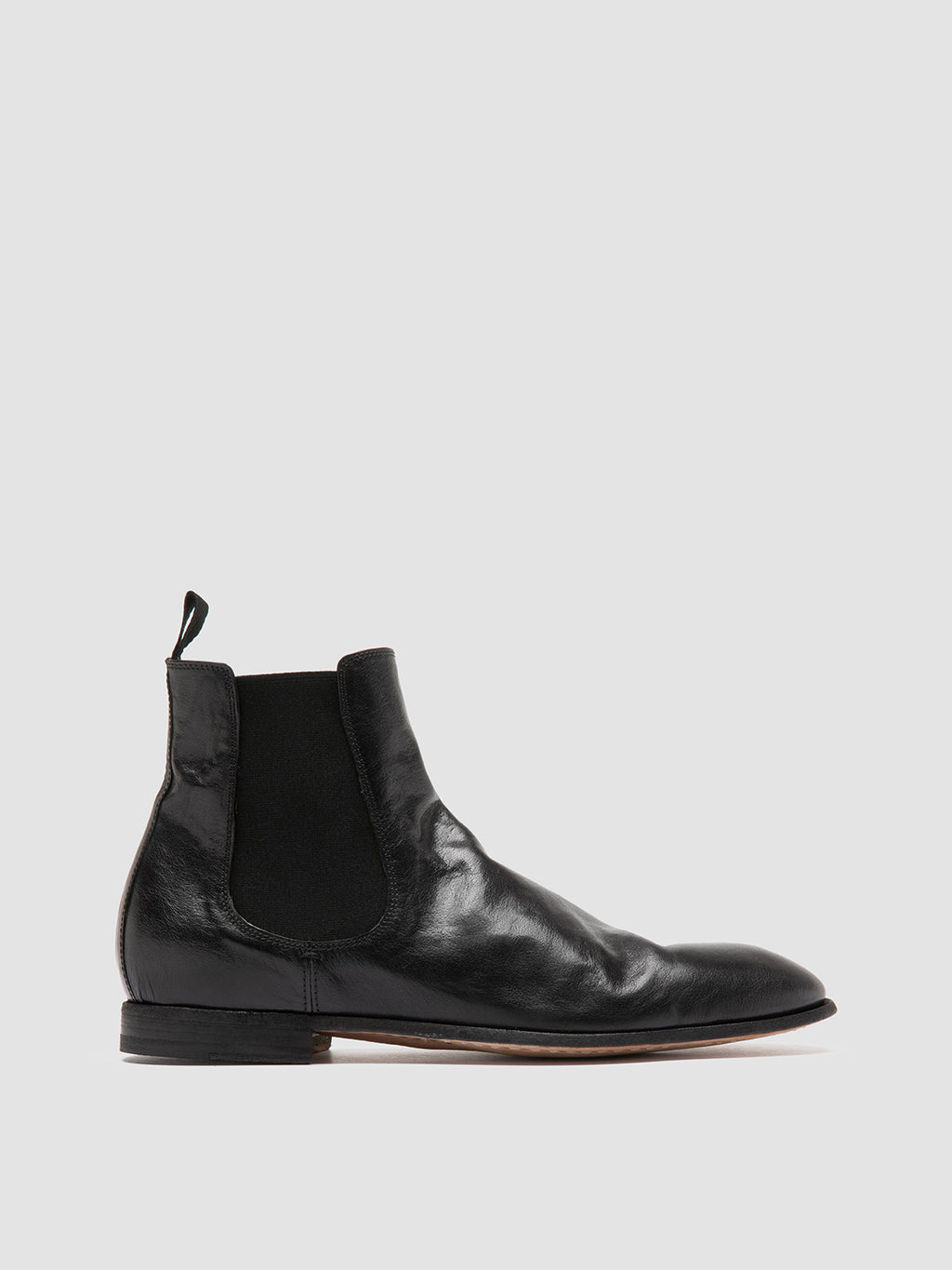 SOLITUDE 004 - Black Leather Chelsea Boots Men Officine Creative - 1