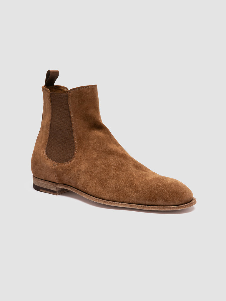 SOLITUDE 004 - Brown Suede Chelsea Boots
