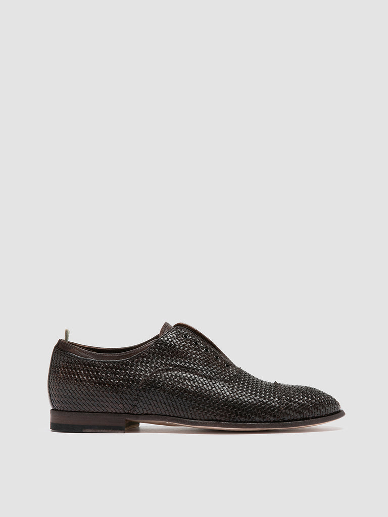 SOLITUDE 007 - Brown Leather Oxford Shoes