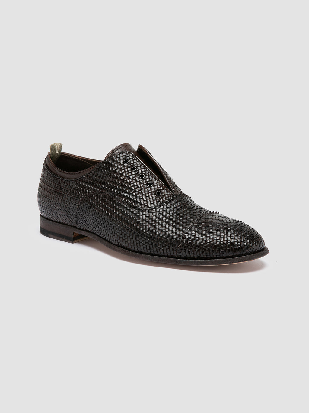 SOLITUDE 007 - Brown Leather Oxford Shoes