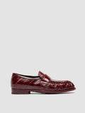 SOLITUDE 107 - Burgundy Leather Penny Loafers