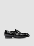 SOLITUDE 107 - Black Leather Penny Loafers