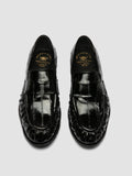 SOLITUDE 107 - Black Leather Penny Loafers