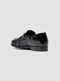 SOLITUDE 107 - Black Leather Penny Loafers