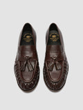 SOLITUDE 108 - Brown Leather Tassel Loafers