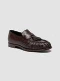 SOLITUDE 108 - Brown Leather Tassel Loafers