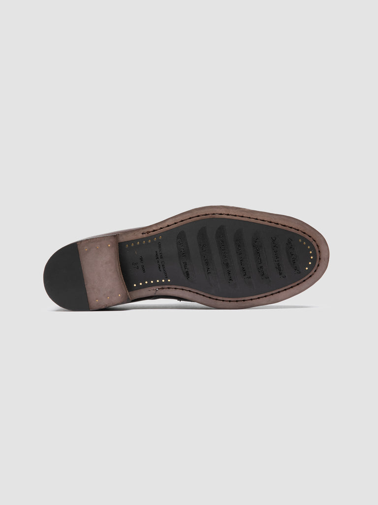 SOLITUDE 108 - Brown Leather Tassel Loafers