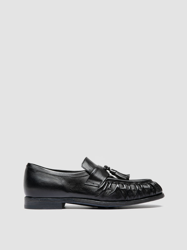 SOLITUDE 108 - Blue Leather Tassel Loafers