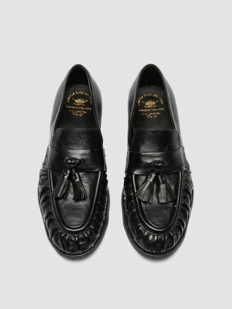 SOLITUDE 108 - Blue Leather Tassel Loafers