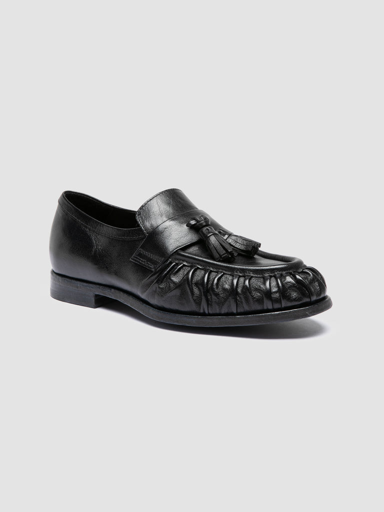 SOLITUDE 108 - Blue Leather Tassel Loafers