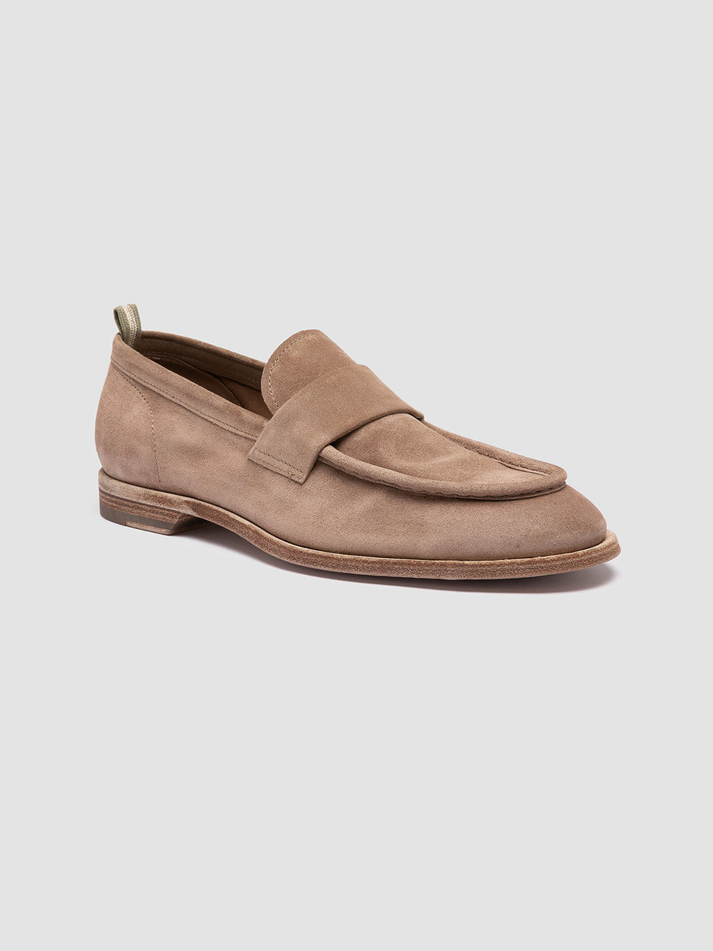 SOUND 001 - Taupe Suede Penny Loafers