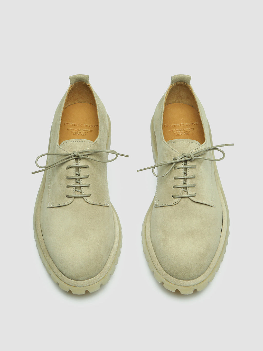 SPECTACULAR 001 - Taupe Suede Derby Shoes