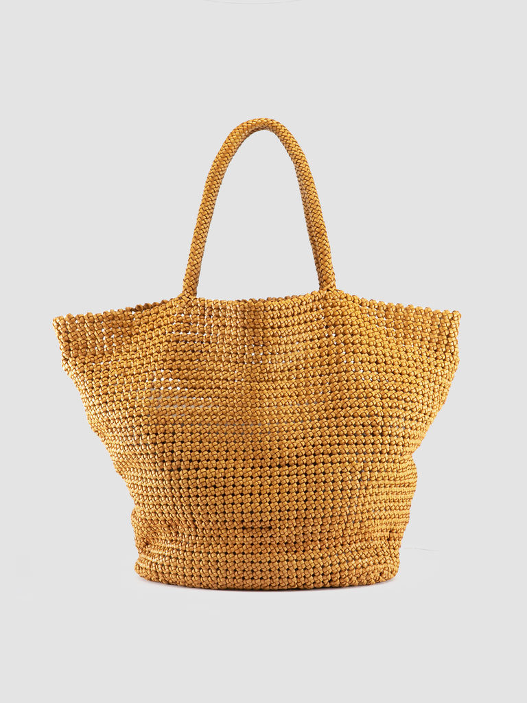 SUSAN 012 - Yellow Leather Shoulder Bag