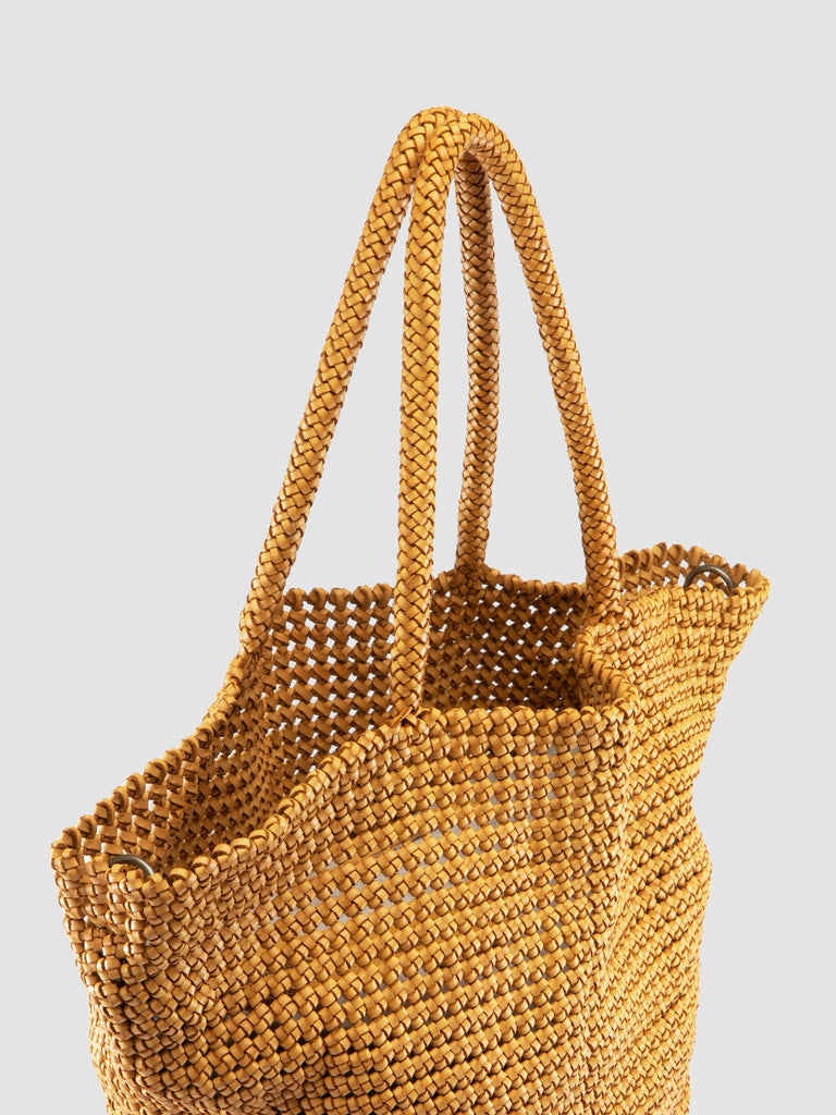 SUSAN 012 - Yellow Leather Shoulder Bag