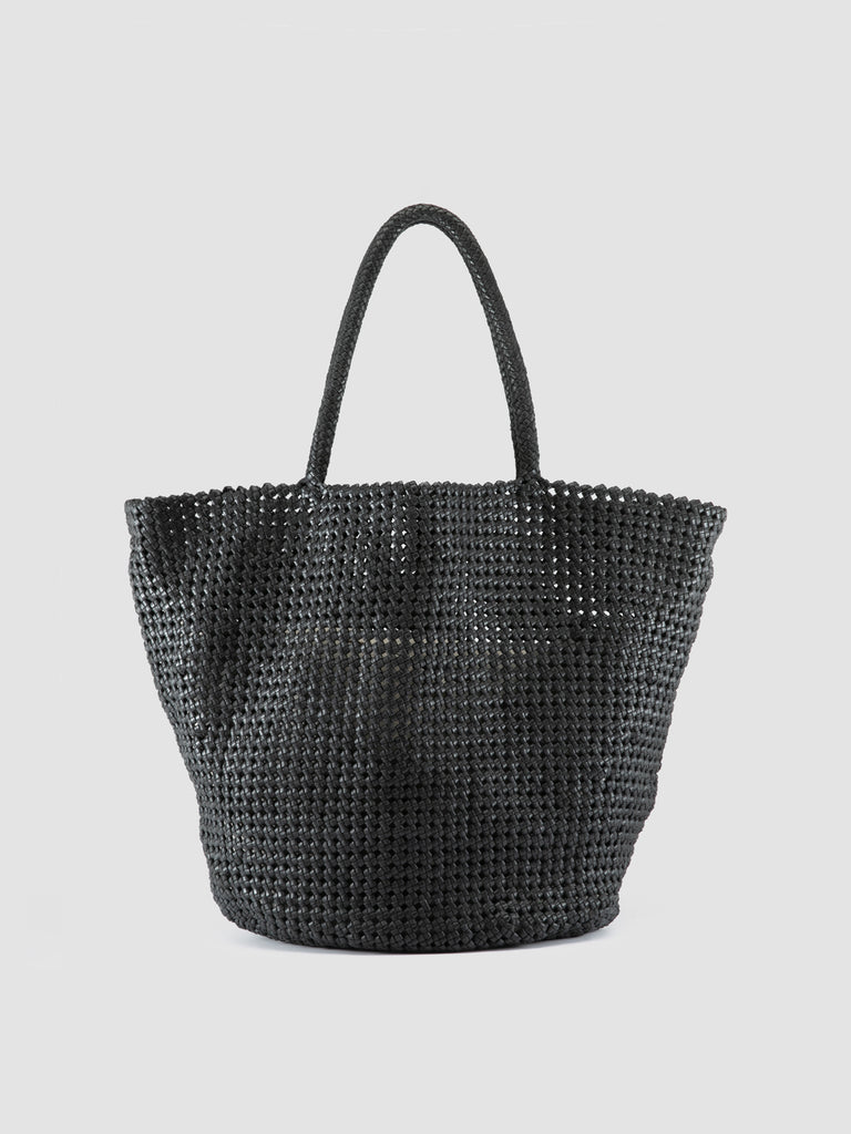 SUSAN 012 - Black Leather Shoulder Bag