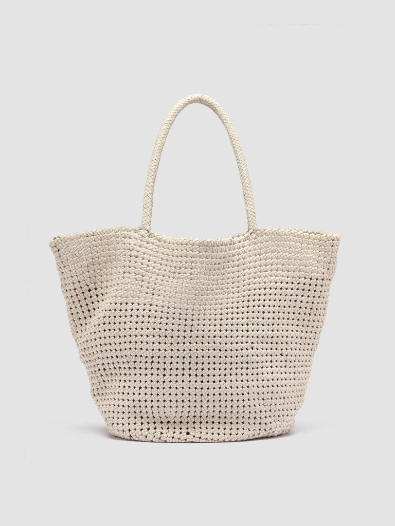 SUSAN 012 - White Leather Shoulder Bag