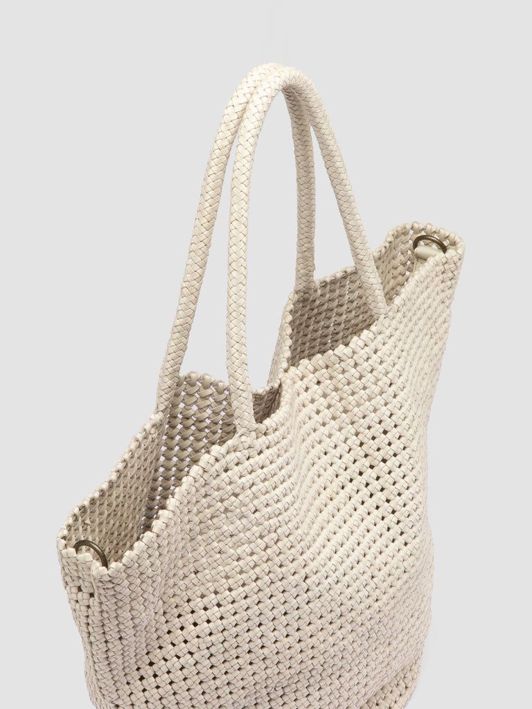 SUSAN 012 - White Leather Shoulder Bag