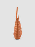 SUSAN 03 - Orange Leather Shoulder Bag