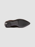 SUZY 005 - Brown Suede Zipped Boots