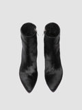 SUZY 008 - Black Leather Zipped Boots