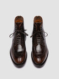 TEMPLE 006 - Brown Leather Lace-up Boots Men Officine Creative - 2