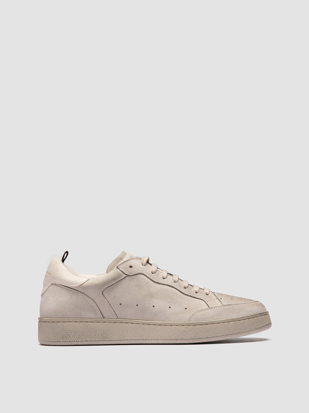 THE ANSWER 005 - Grey Leather and Suede Low Top Sneakers Men Officine Creative - 1