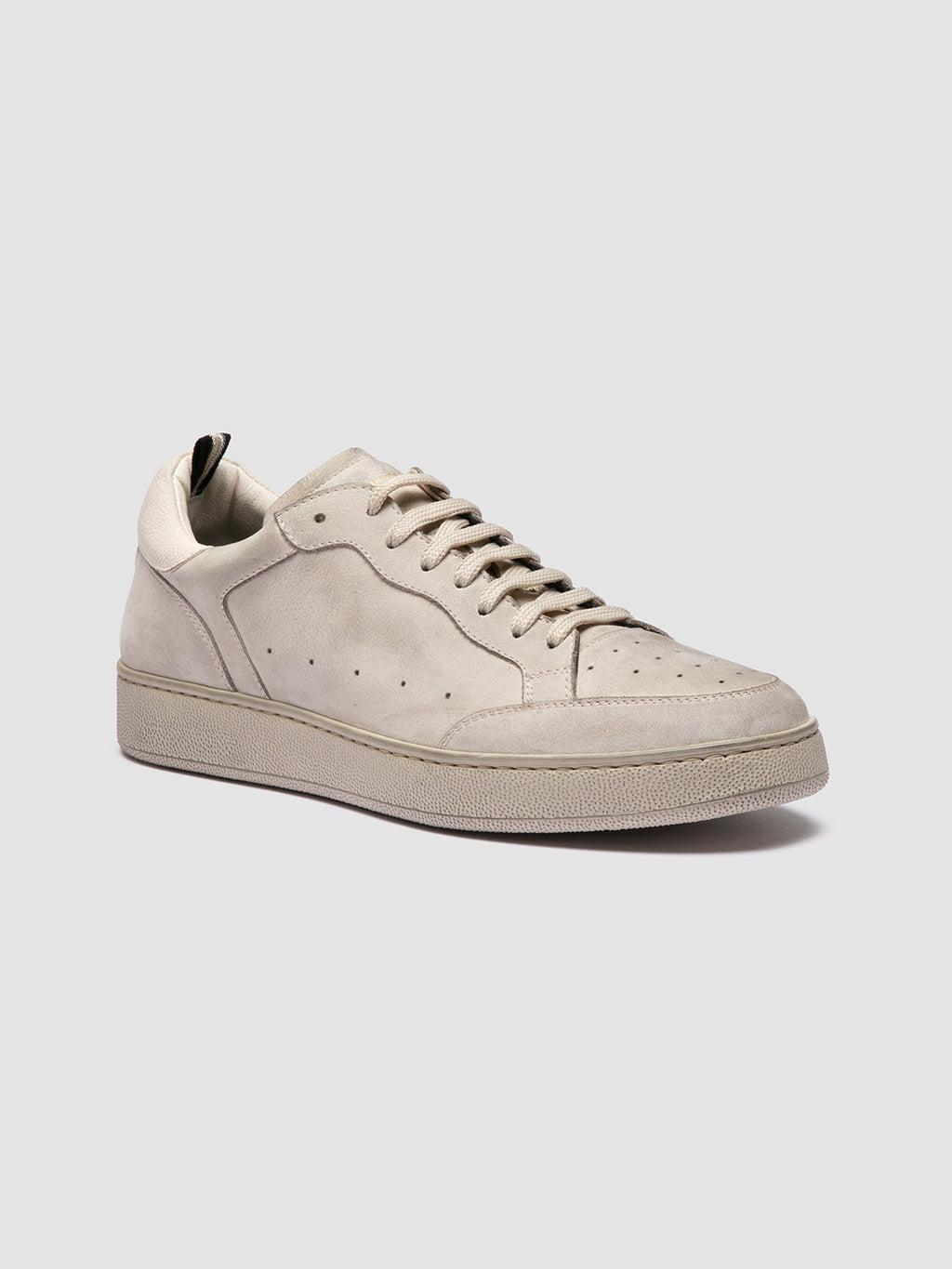 THE ANSWER 005 - Grey Leather and Suede Low Top Sneakers Men Officine Creative - 3