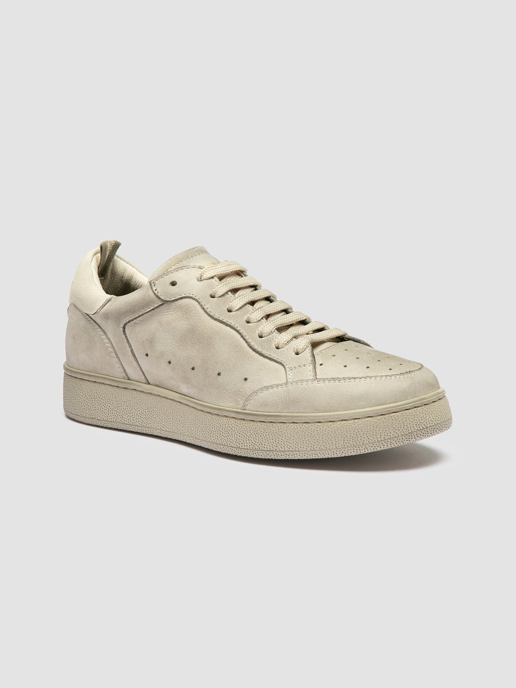 THE ANSWER 107 - Off White Nubuck Low Top Sneakers Women Officine Creative - 3