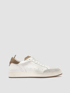 THE ANSWER 001 - White Leather and Suede Sneakers