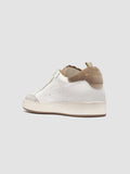 THE ANSWER 001 - Sneaker in Pelle e Pelle Scamosciata Bianca - thumb image 4,side view